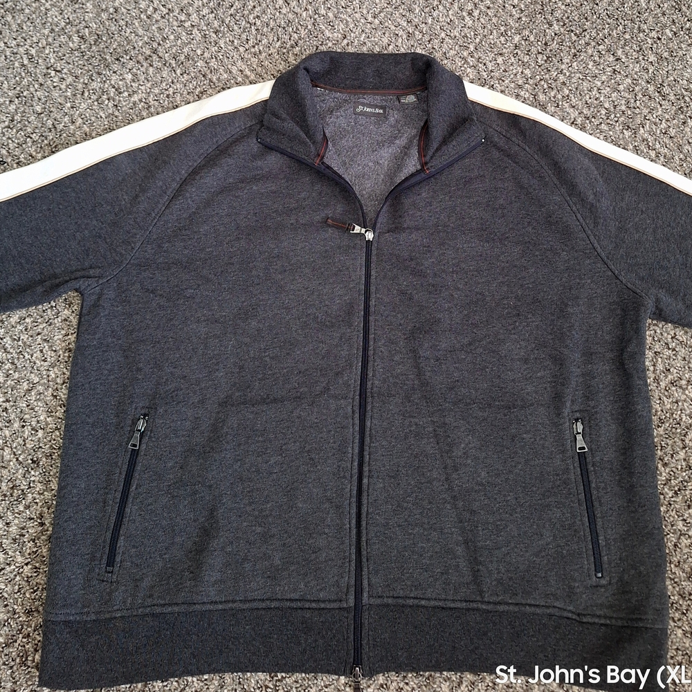 St. John's Bay Gray Full-Zip Jacket